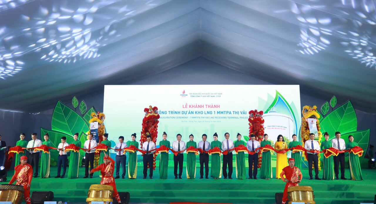 Khánh thành Kho cảng Khí thiên nhiên hóa lỏng (LNG) 1 triệu tấn Thị Vải, kho LNG lớn nhất Việt Nam